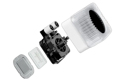 be quiet! Light Loop IO LCD - 240mm - Blanc — vue 3