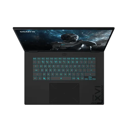 Gigabyte GAMING A16 PRO DYHG5FRCC4SH - 16" QHD+ 165Hz Core 7-240H RTX 5080 32Go 1To W11 — vue 5