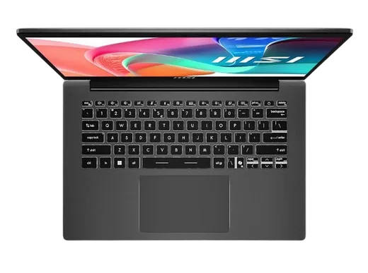 MSI Modern 14 F1MG-1033FRNNN - 14" FHD Core 5 120U 16Go 512Go W11 — vue 3