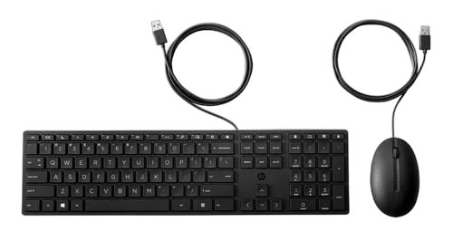 HP WIRED 320 MOUSE KEYBOARD - — vue 1