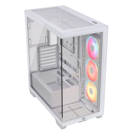 Corsair 3500X LX-R RGB ICUE LINK Blanc - MT/Sans Alim/E-ATX
