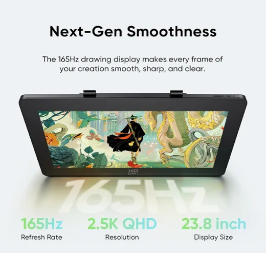 XPPEN Artist Pro 24 Gen 2 165Hz MD240QH-EU - 5080LPI 24" Noir, vue 2
