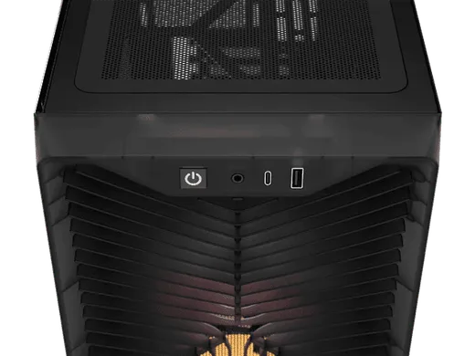 Corsair 3200D RS ARGB Smoke Noir + RM850e — vue 4