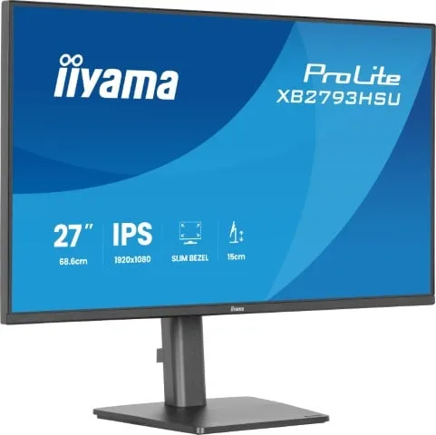 Iiyama XB2793HSU-B1 - 27" FHD 120Hz HP Pied réglable Pivot