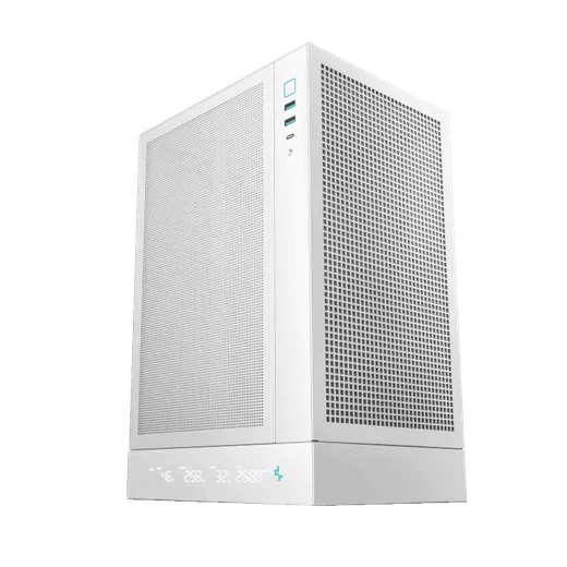 Deepcool CH170 Digital Blanc - mT/Sans Alim/Mini-ITX