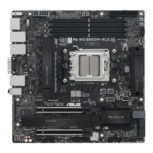 Asus Pro WS B850M-ACE SE, vue 2