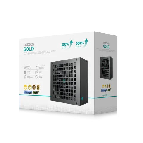 Gamer Storm ATX 1200W - 80+ Gold -  PQ1200G Noir — vue 9