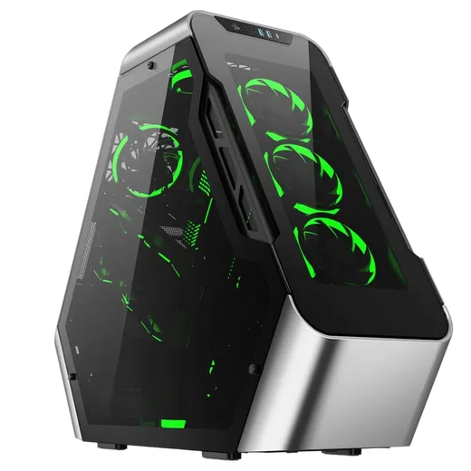 Jonsbo TR03-G Showcase Tempered Glass Silver-Seconde Vie — vue 1