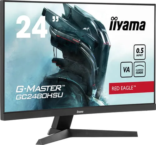 Iiyama G-Master Red Eagle GC2480HSU-B1 - 23.6" CURVE FHD 180Hz VA 0,5ms HDR Adaptive Sync