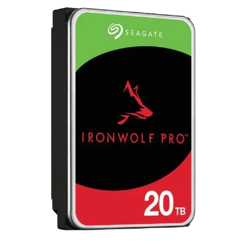 Seagate 20To IronWolf PRO SATA III 512Mo - ST20000NT001 — vue 3