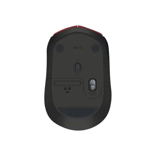 Logitech M171 - Sans-Fil - Rouge