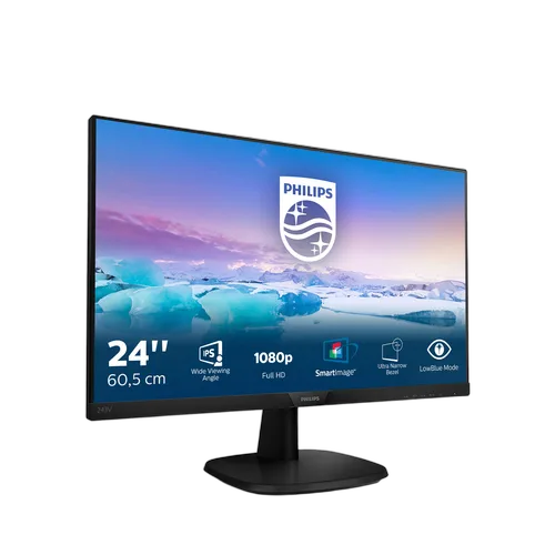 Philips V Line 243V7QJABF - 23.8" FHD 75Hz IPS 4ms HDMI VGA — vue 2