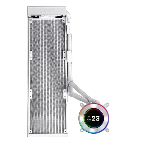 Lian-Li Hydroshift II LCD-C 360 Fanless ARGB Blanc