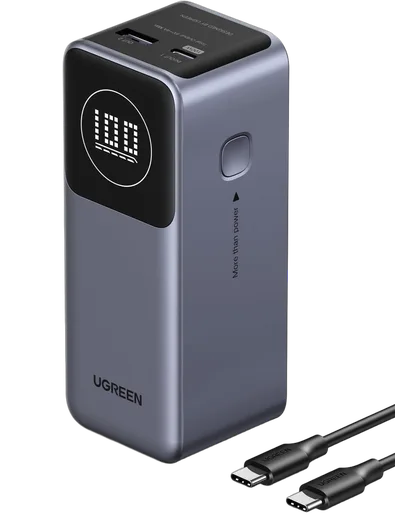 PowerBank USB-C USB-A/12000mAh/100W/Gris