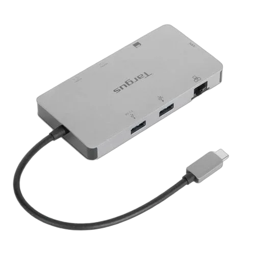 Targus Station d'accueil dual HDMI 4K USB-C avec technologie Power Delivery 100 W et fonction Pass-Thru