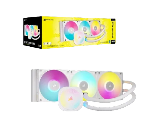 Corsair iiCUE LINK TITAN 360 RX RGB Blanc AIO/360mm — vue 5