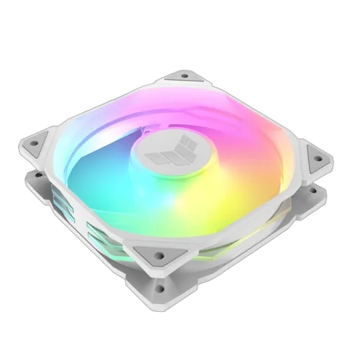 Asus TUF GAMING - TR120 Fan ARGB REVERSE 3en1 - Blanc — vue 4
