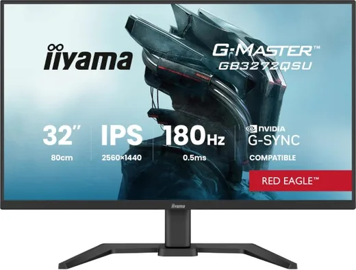 Iiyama G-Master GB3272QSU-B1 - 32" QHD 180Hz IPS 0.5ms G-Sync