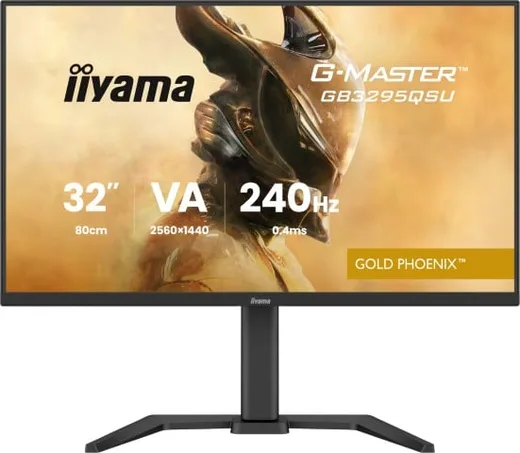Iiyama G-Master GB3295QSU-B1 - 32" QHD 240Hz VA 0.4ms FS Premium — vue 1