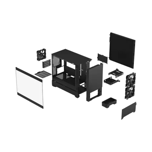 Fractal Design Pop Mini Silent Black TG Clear Tint - mT/m-ATX