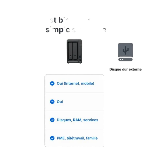 Synology DS725+ - 2 baies — vue 10