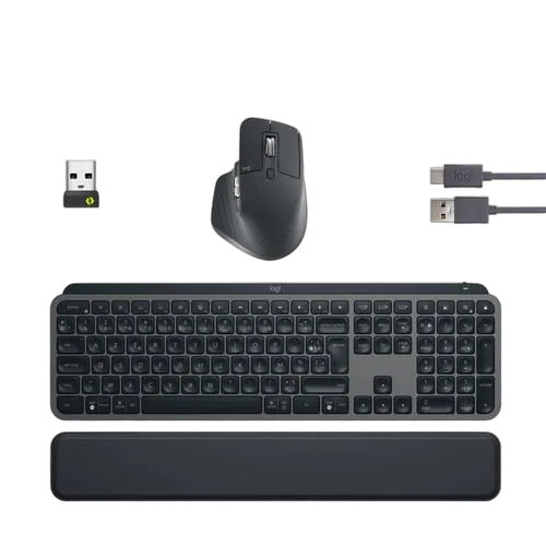Logitech MX Keys S Noir + Souris sans fil MX Master 3S Noir — vue 14