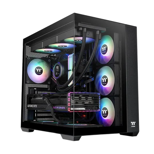 Thermaltake View 380 TG ARGB Noir - MT/Sans Alim/ATX