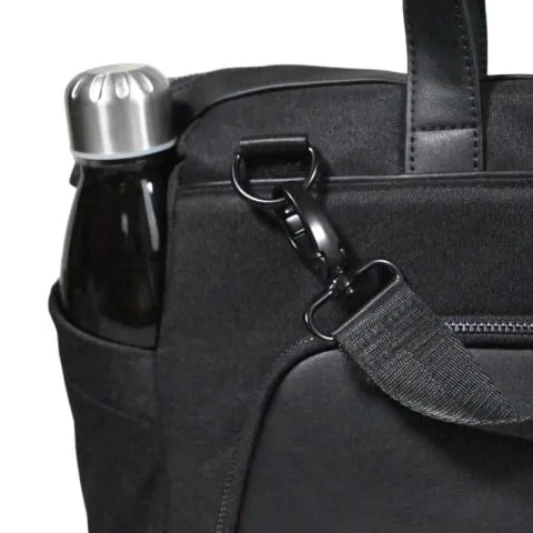 Port Sac à main et pochette Muse Signature - 16" - Noir — vue 6