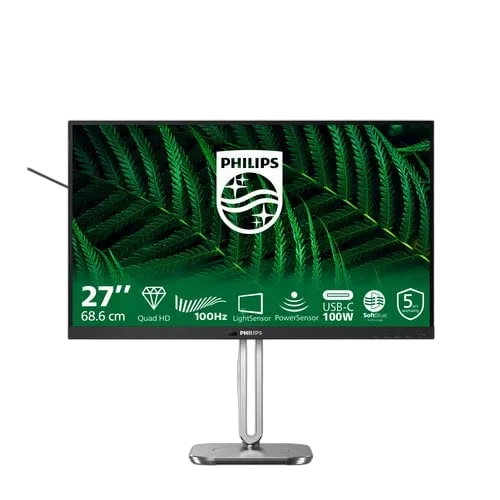 Philips 27B2G5601 - 27" QHD 100Hz IPS 4ms Adaptive Sync, vue 1