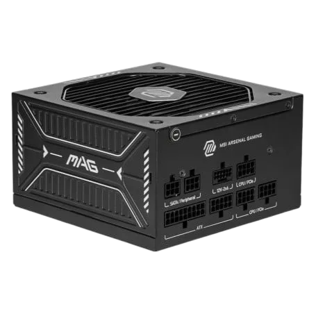 MSI ATX 650W - 80+ Gold - MAG A650GLS PCIE5 Noir — vue 1
