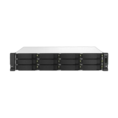 Qnap 2U 12-Bay NAS CeleronN5095 8GB RAM 2.5Gb — vue 3