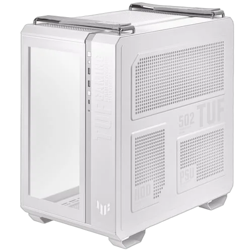 Asus TUF Gaming GT502 Plus TG Blanc- MT/Sans Alim/ATX