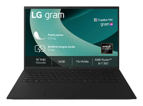 LG 15Z80T-G.AZ78F/15.6''/AI 7 350/16GB/1TB — vue 1