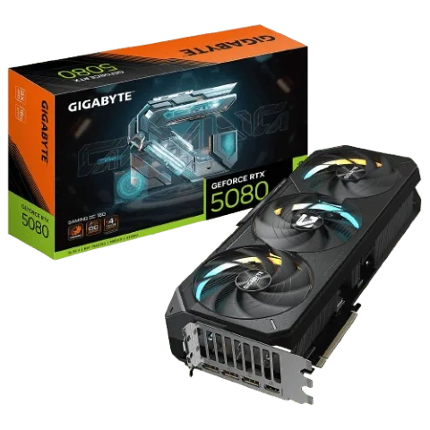Gigabyte RTX 5080 GAMING OC 16G + MPG A1000GS PCIE5 Noir