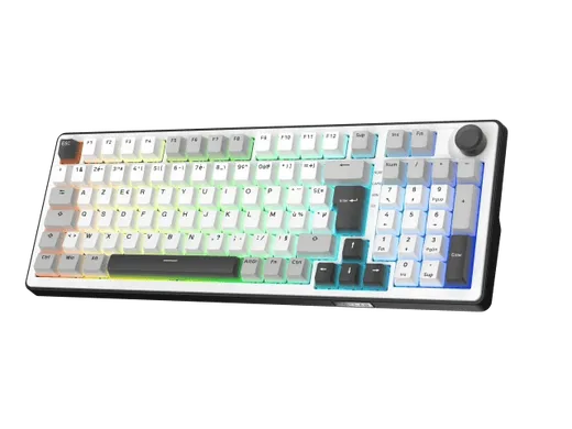 The G-LAB Keyz Elite 400 Blanc/Gris + Kult Elite M100
