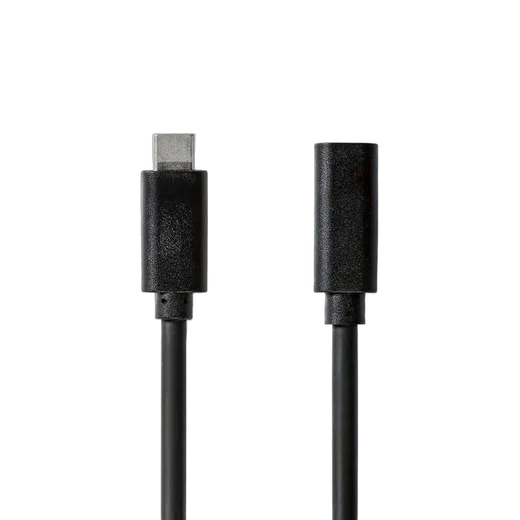 Nedis Câble USB-C 3.2 mâle/femelle - 60W - 1m - Noir — vue 3