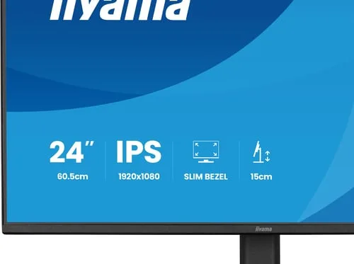 Iiyama Prolite XB2491H-B1 - 23.8" FHD 120Hz IPS 1ms Pivot HDMI Adaptive Sync — vue 7