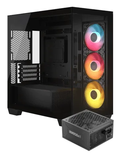 Corsair 2800X RS-R ARGB Noir + RM850x Shift Noir