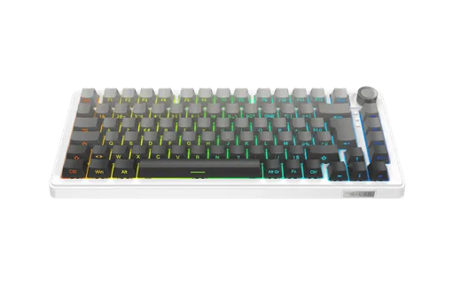 The G-LAB Keyz Elite 300 GRW 75% - Mécanique - Sans-Fil - RGB - Gris/Blanc — vue 8