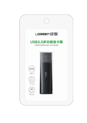 UGREEN USB 3.0 - Lecteur SD et MicroSD - 512Go - Noir