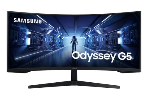 Samsung Odyssey G5 LC34G55TWWPXEN - 34" CURVE UWQHD 165Hz 1ms VA FreeSync Premium — vue 1