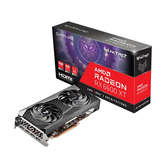 Sapphire Radeon Nitro+ RX 6600 XT GAMING OC 8GB-Seconde Vie — vue 1