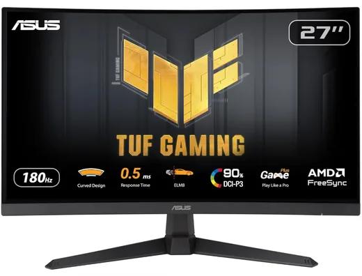 TUF 27" CURVE QHD/180Hz/1ms/FAST-VA/HDR/FreeSync