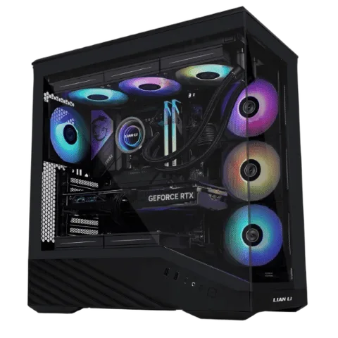 Lian-Li Vector V100 RGB Noir +MPG A1000GS MAG Coreliquid — vue 7