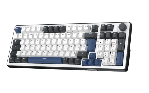 The G-LAB Keyz Elite 400 HE BW - Magnétique - Filaire - RGB - Bleu/Blanc — vue 3