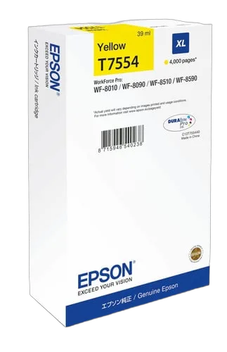 Epson Cartouche Jaune - C13T75544N — vue 1