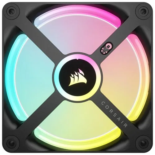 Corsair iCUE LINK QX120 RGB 120mm PWM Expansion Kit Noir — vue 6