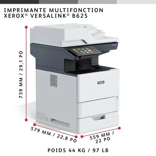 Xerox VERSALINK B625 A4 61PPM DUPLEX — vue 6
