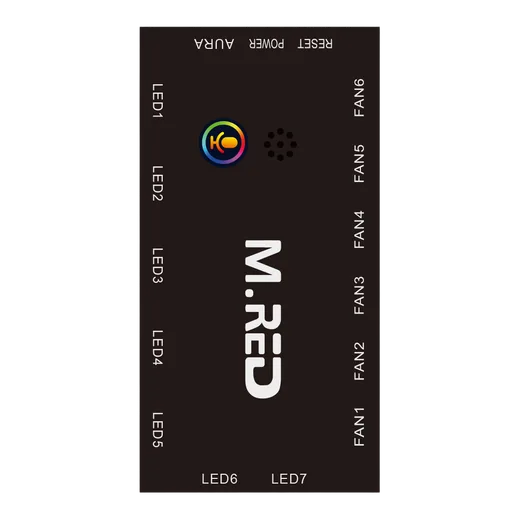 M.RED Contrôleur ARGB Audio Sensitive avec télécommande IR - CTR-001