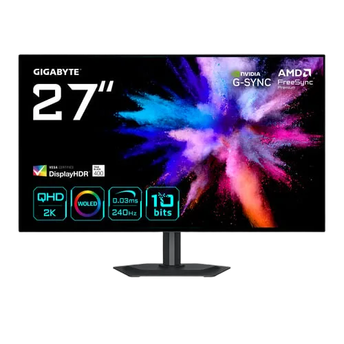 Gigabyte GO27Q24G - 27" WOLED QHD 240hz Pivot USB-C FreeSync Premium — vue 1